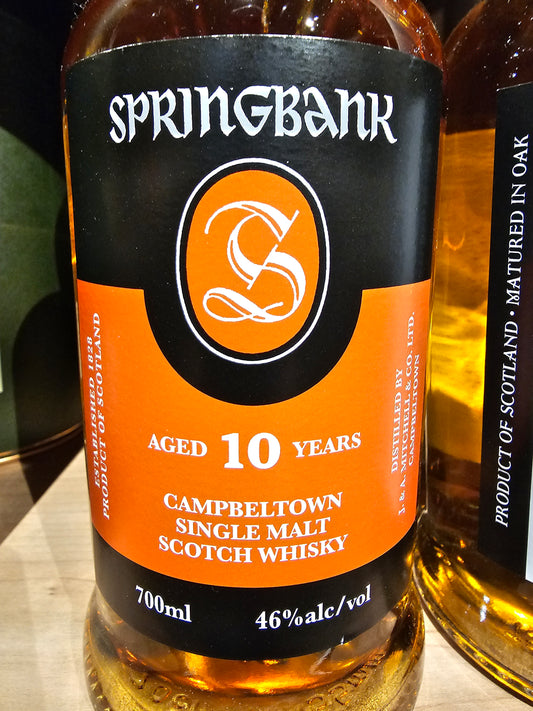 Springbank Scotch 10yr (1pp)