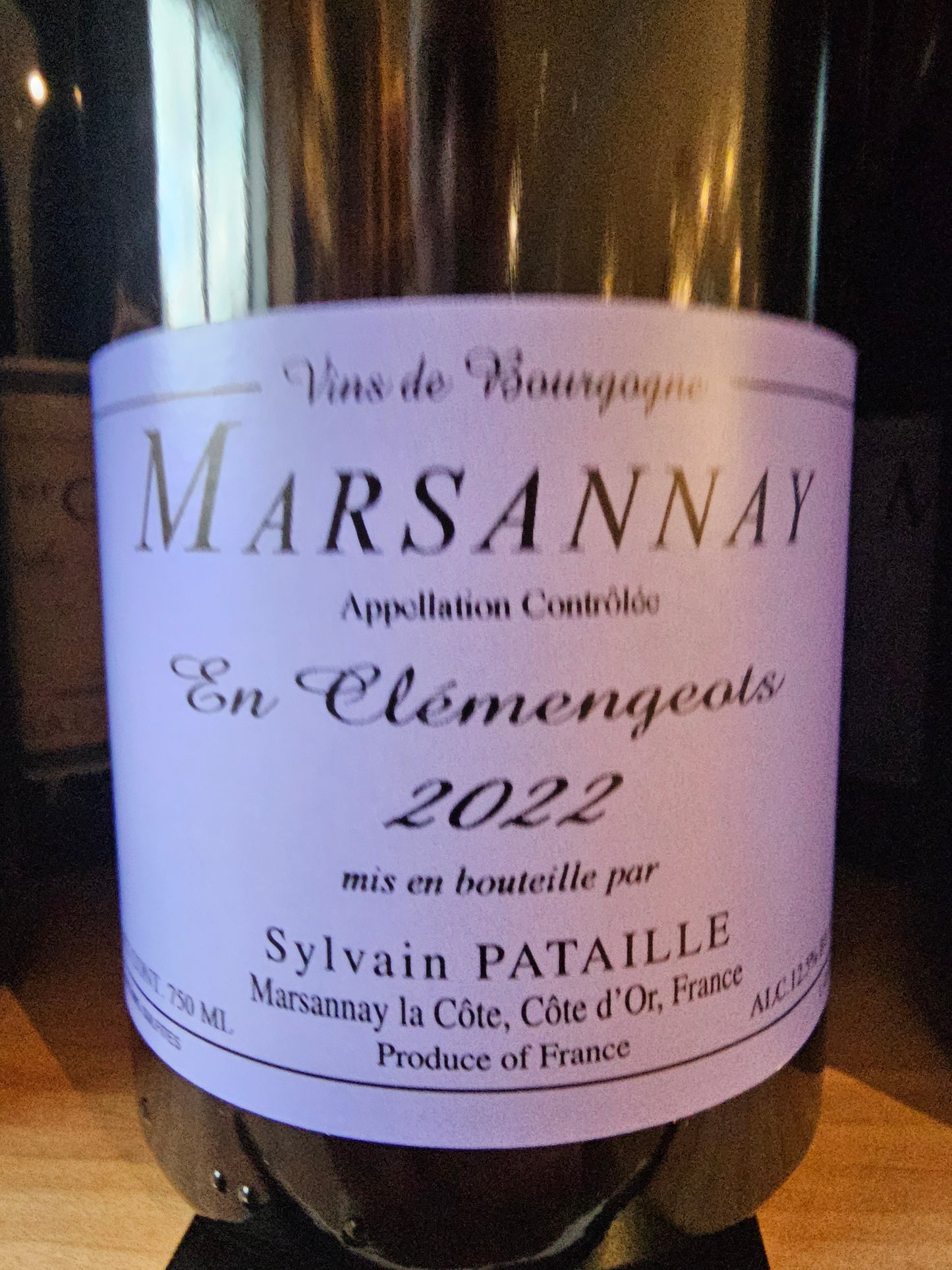 '23 Syl. Pataille Marsannay Clemengeots