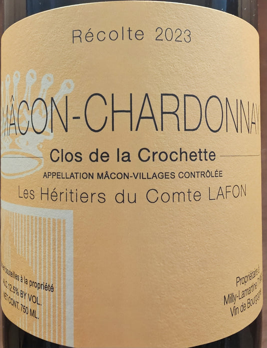 '23 Comte Lafon Macon Clos de la Crochette