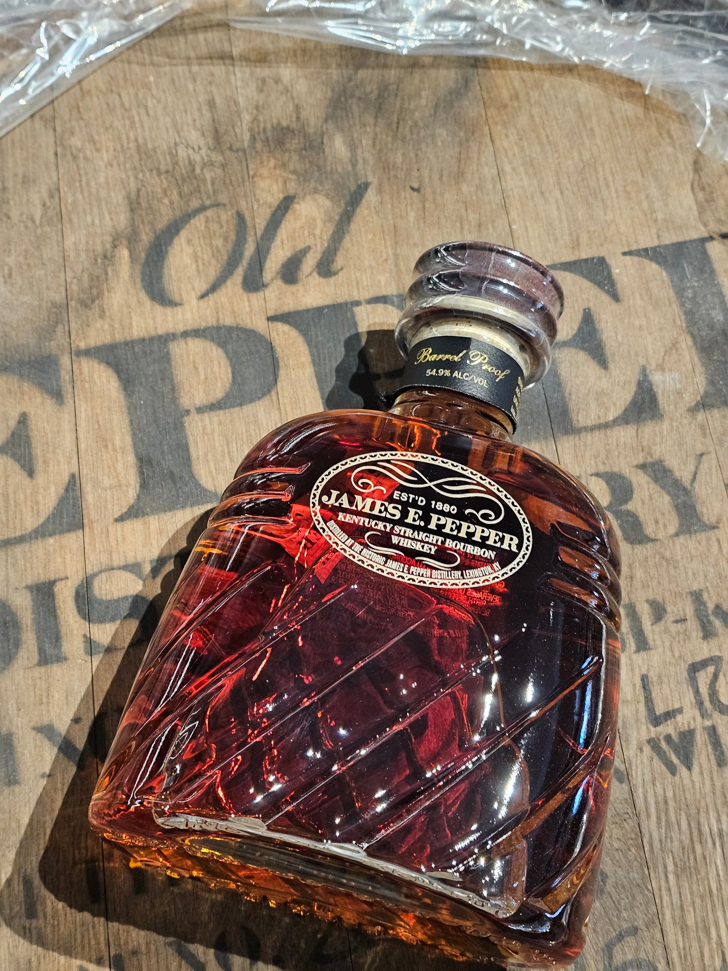 CWH James Pepper Single Barrel Bourbon 109.8pf