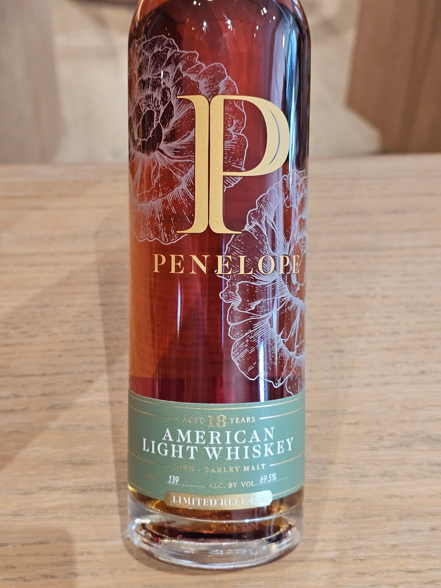 Penelope 18yr Light Whiskey 139pf