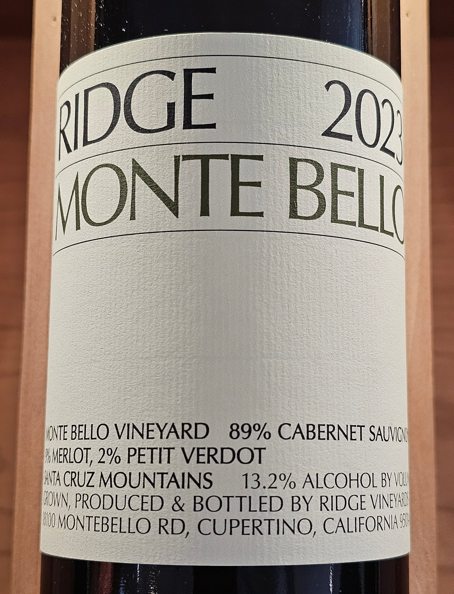 2023 Ridge Monte Bello