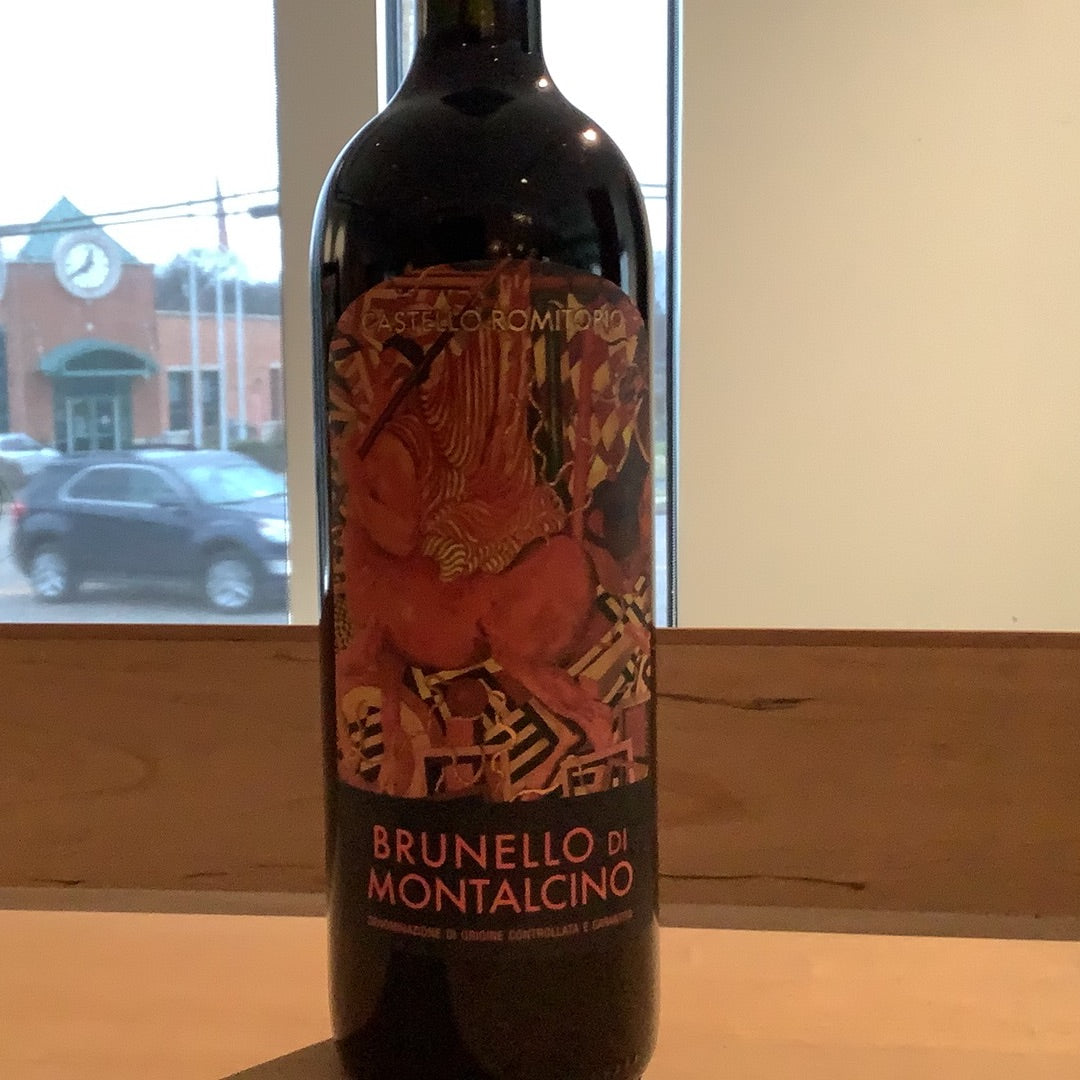 19 Castello Romitorio Brunello (orange label)