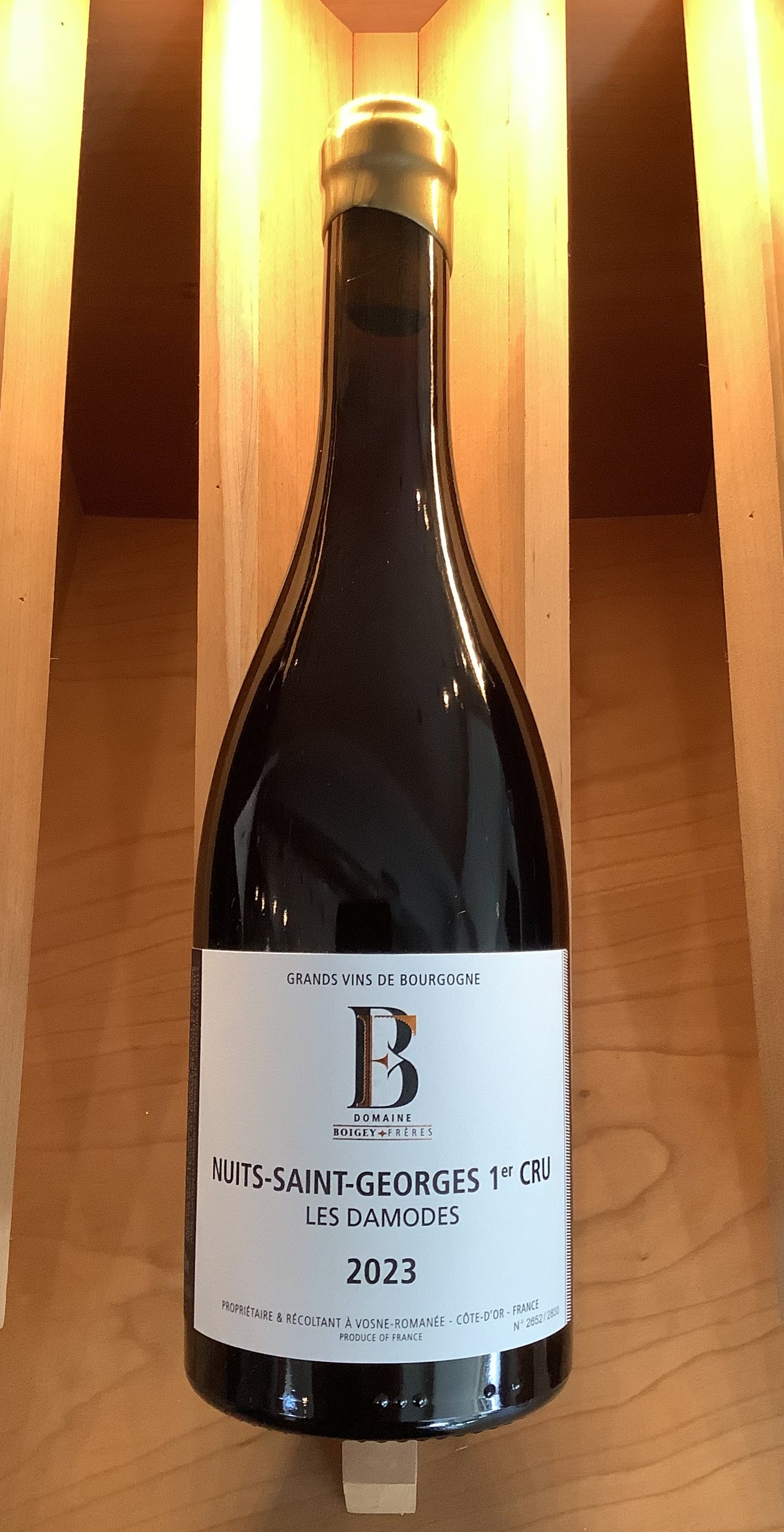'23 Domaine Boigey NSG 1er Damodes
