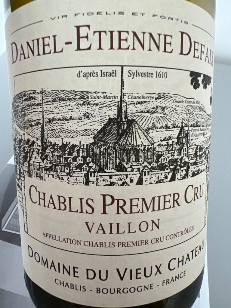 2013 Defaix Chablis Vaillon 1er