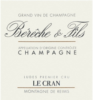 2018 Bereche Champagne 1er Le Cran Ludes