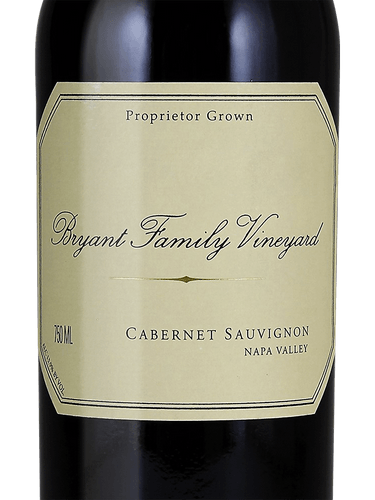2021 Bryant Family Cabernet