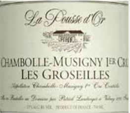 2012 Pousse d'Or Chambolle Musigny 1er Groseilles