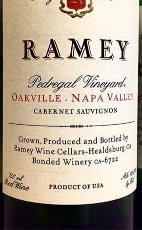 2014 Ramey Pedregal Cabernet (97JD)