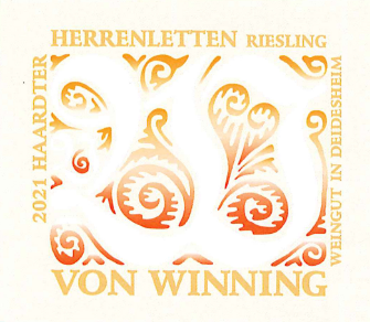 21 Von Winning Herrenletten Riesling 1er (93WA)