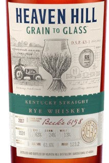 Heaven Hill Rye Grain to Glass 2024