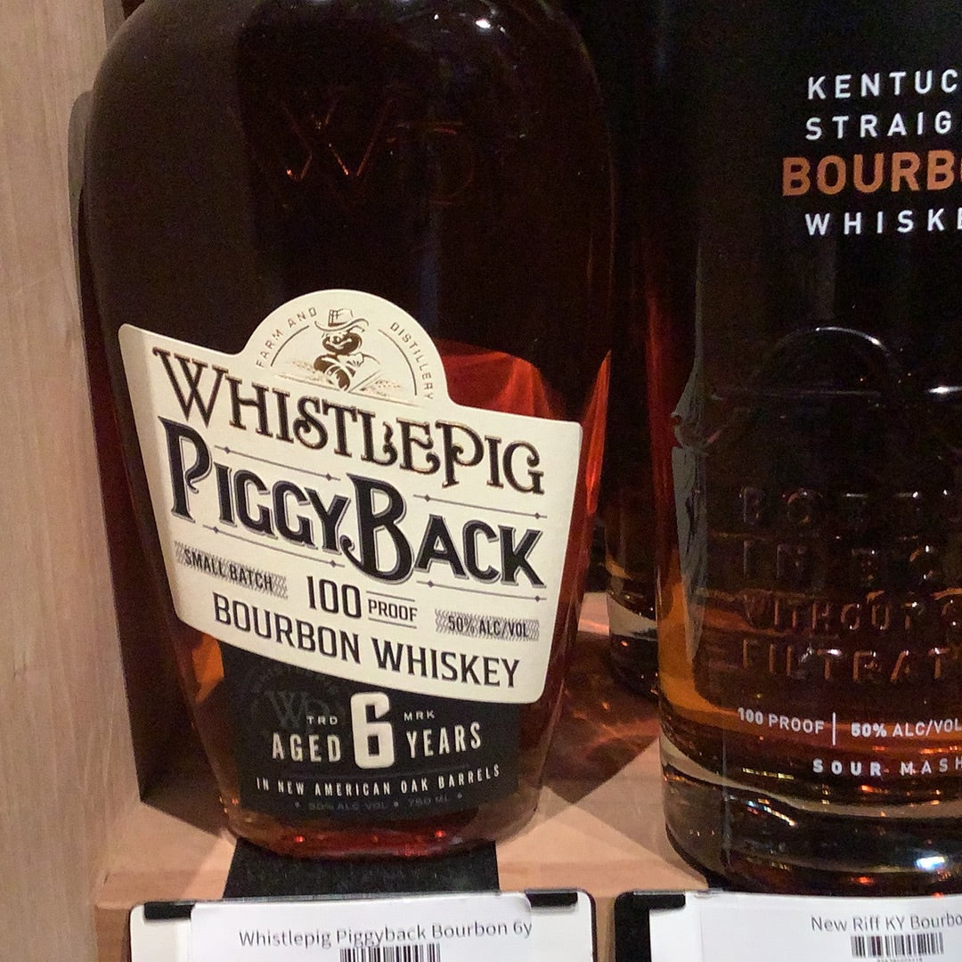 Buy WhistlePig PiggyBack Bourbon 6 Year Whiskey