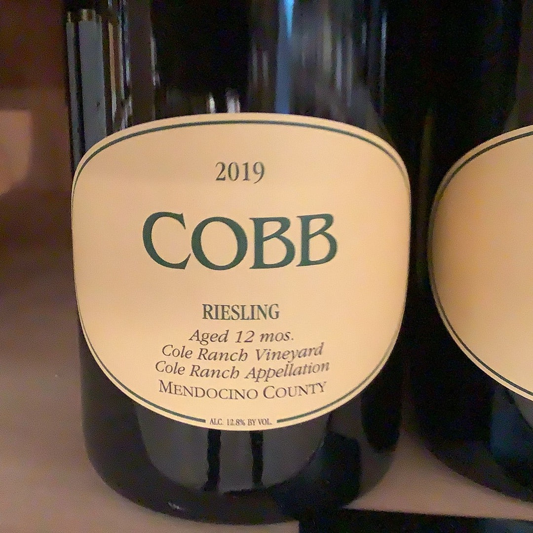 19 Cobb Riesling Cole Ranch