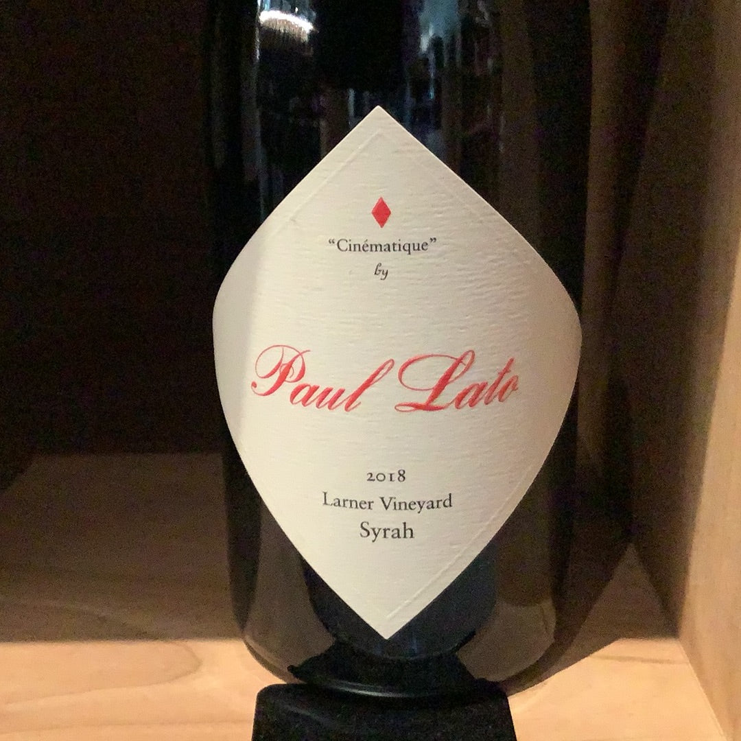 Paul Lato Syrah 'Cinematique' Larner Vyd 2018