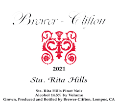 '23 Brewer Clifton Sta. Rita Hills PN