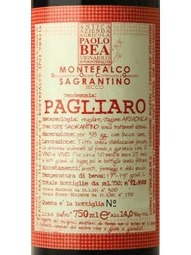 2020 Paolo Bea Pagliaro Montefalco Sagrantino Secco