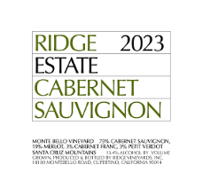 2023 Ridge Estate Cab Sauv
