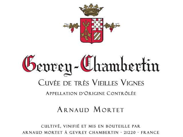 '22 Arnaud Mortet Gevrey Chambertin Cuvee Tres VV