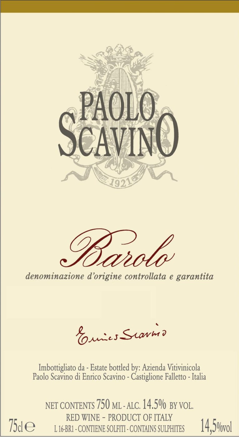Scavino Barolo 2021 750ml