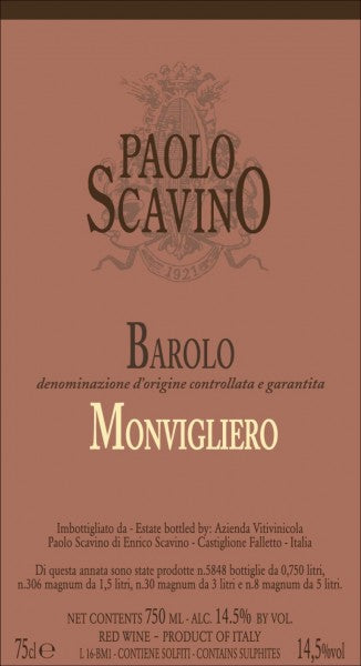 Scavino Monvigliero 2019
