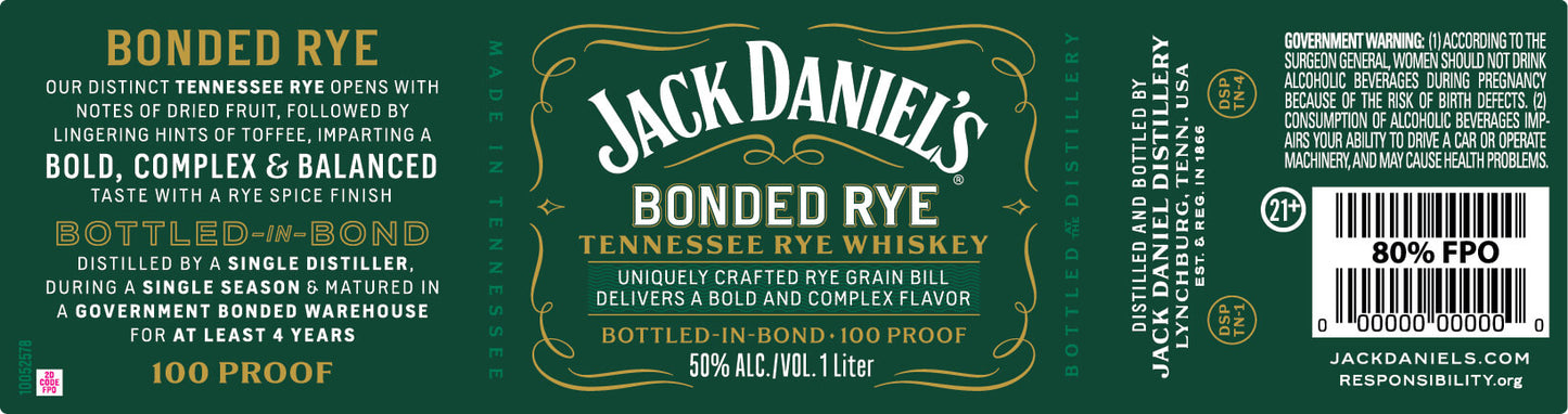 Jack Daniels Bonded Rye 700ml