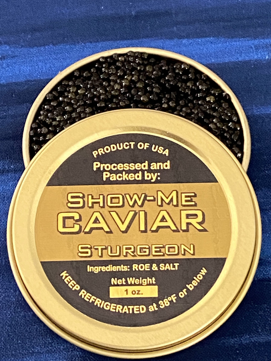Show Me Sturgeon Hackleback Caviar 1oz