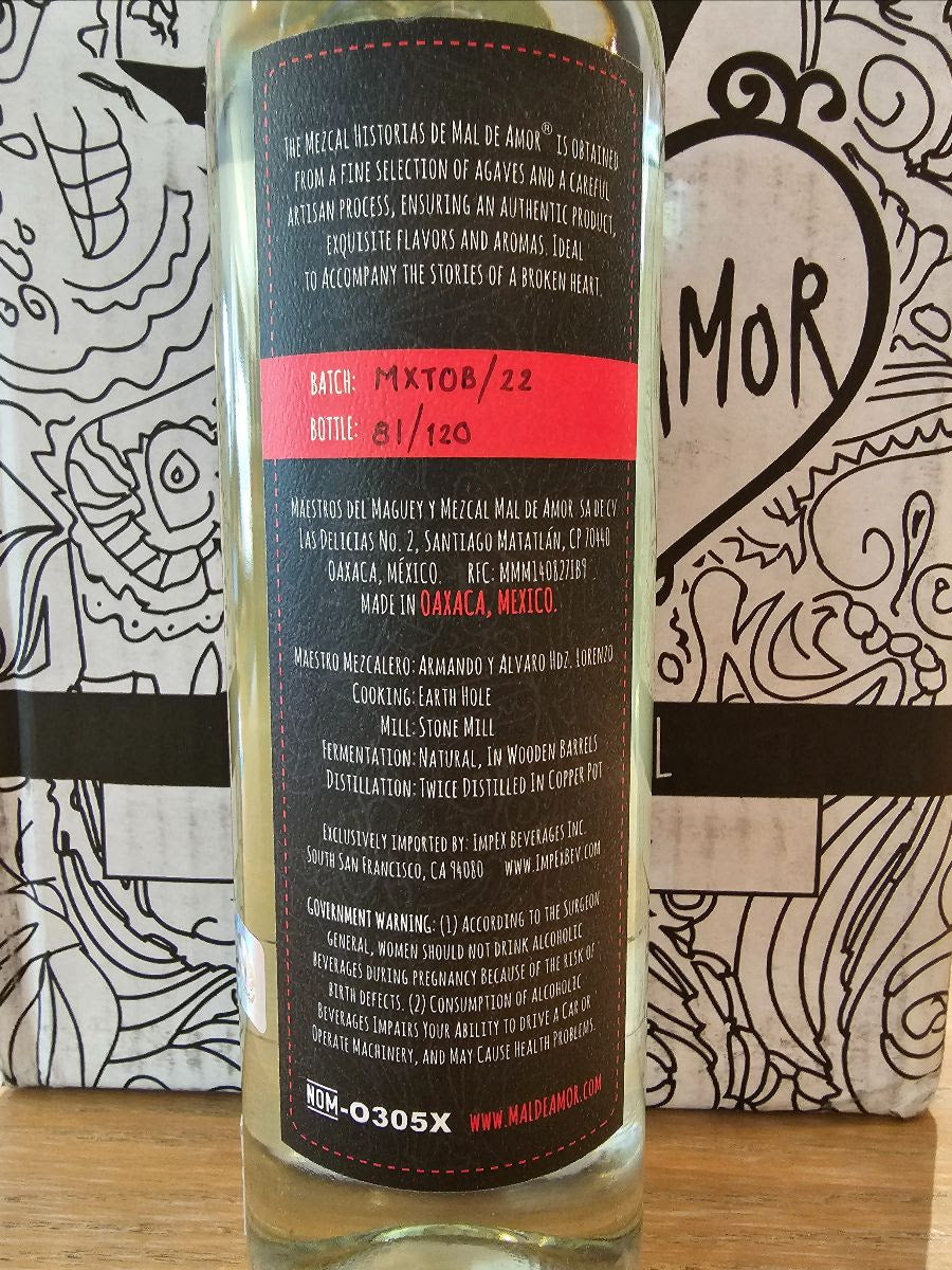 CWH Mal de Amor Ensamble Mezcal