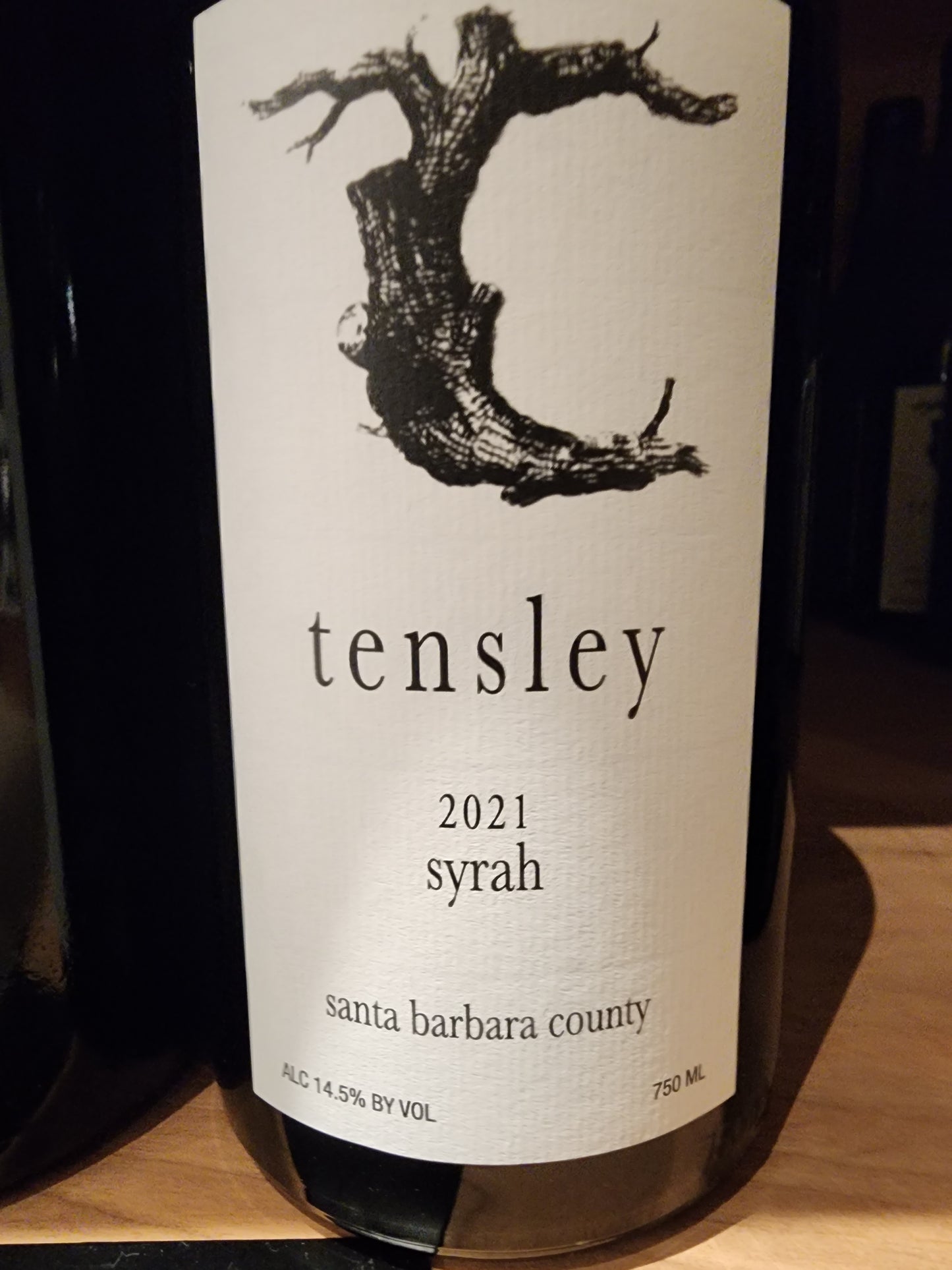 21 Tensley Santa Barbara Syrah (94 WA)