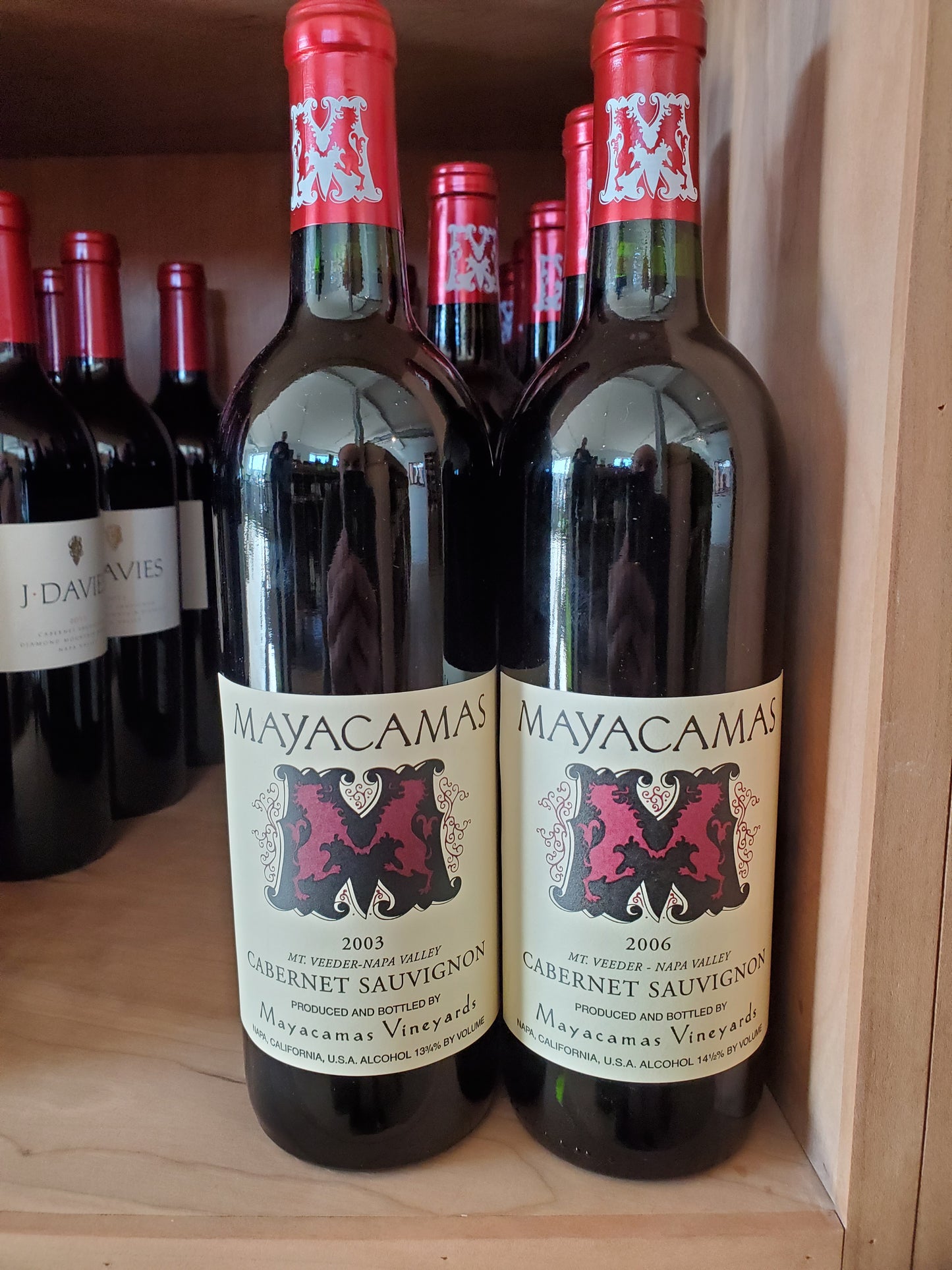 2003 & 2006 Mayacamas Cab Sauv Library Releases!