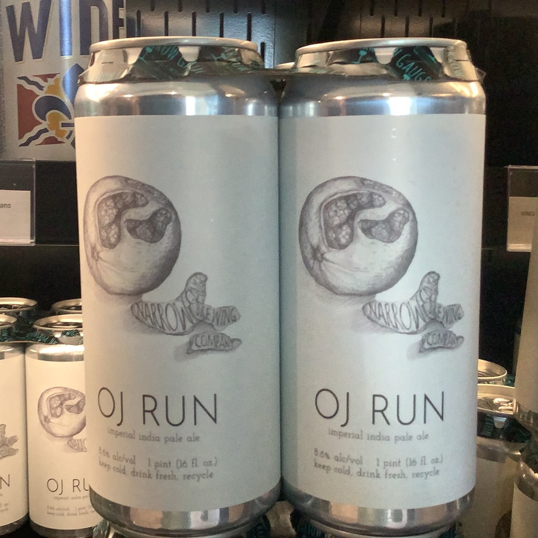 Narrow Gauge OJ Run 4pk cans