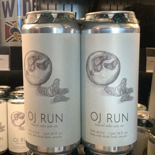 Narrow Gauge OJ Run 4pk cans