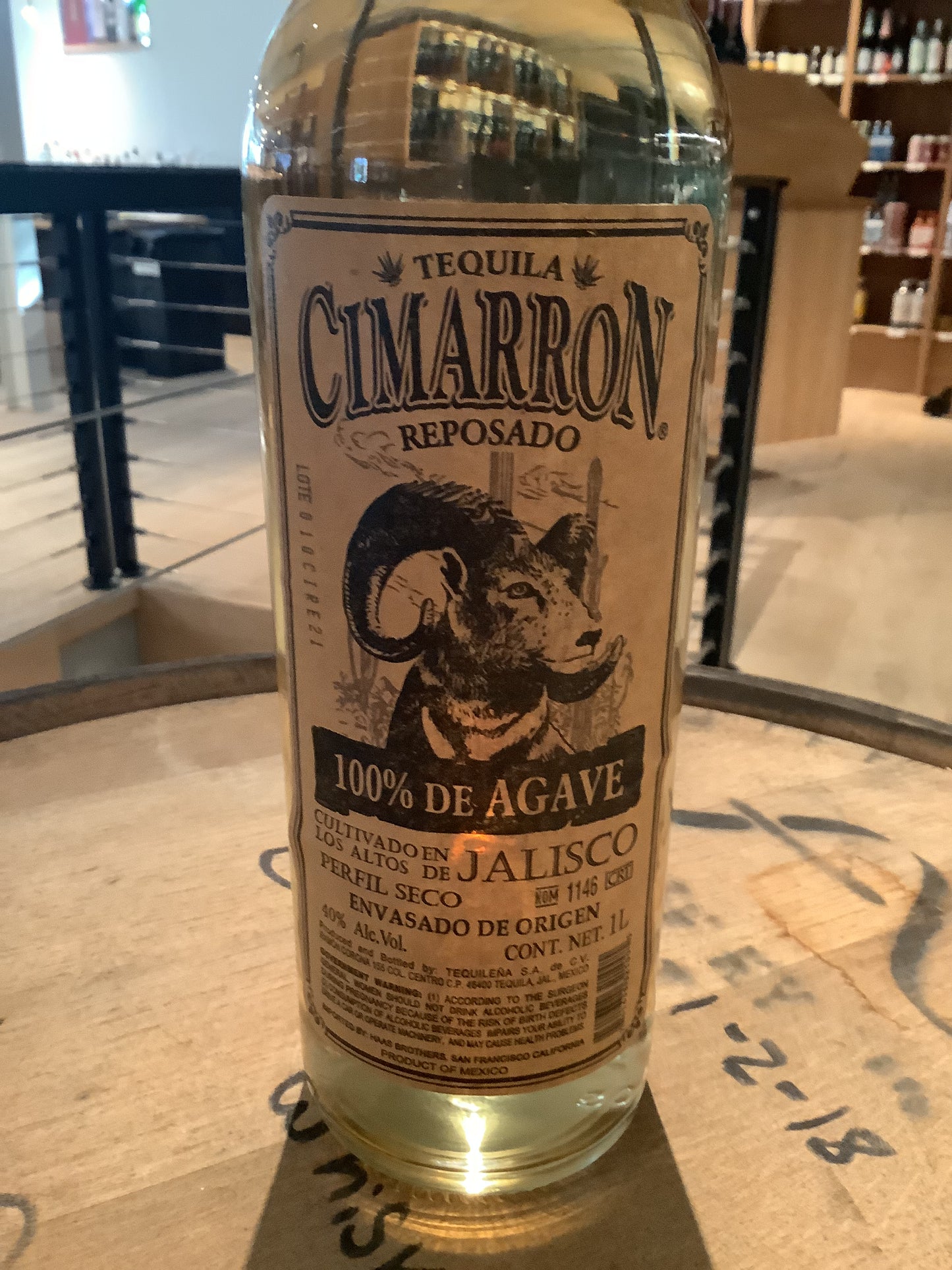 Cimarron Tequila Reposado 1L