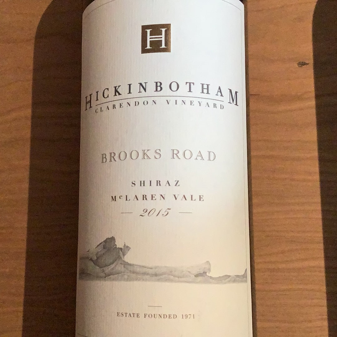 2015 Hickinbotham Shiraz Brooks Rd