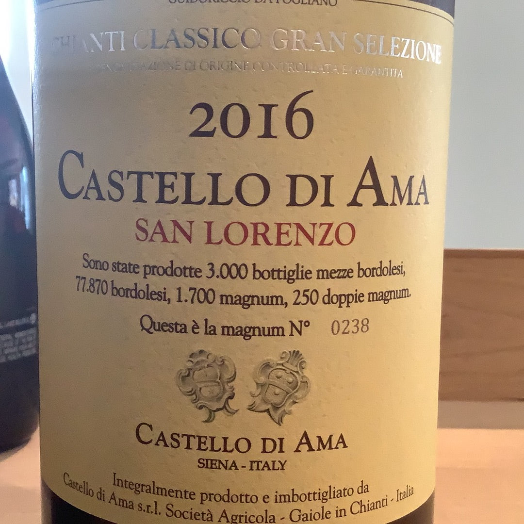 Castello di Ama CC San lorenzo 1.5L