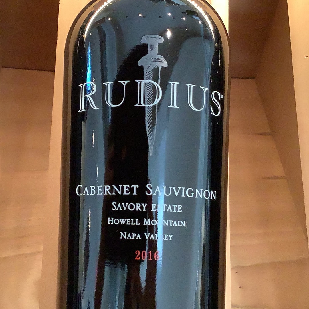 2016 Rudius Savory Estate Howell Mtn Cab