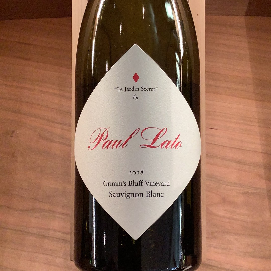 Paul Lato Sauvignon Blanc 'Jardin Secret' 2018