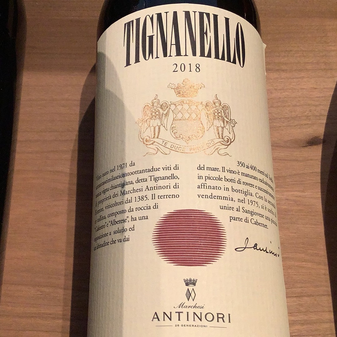 2018 Antinori Tignanello
