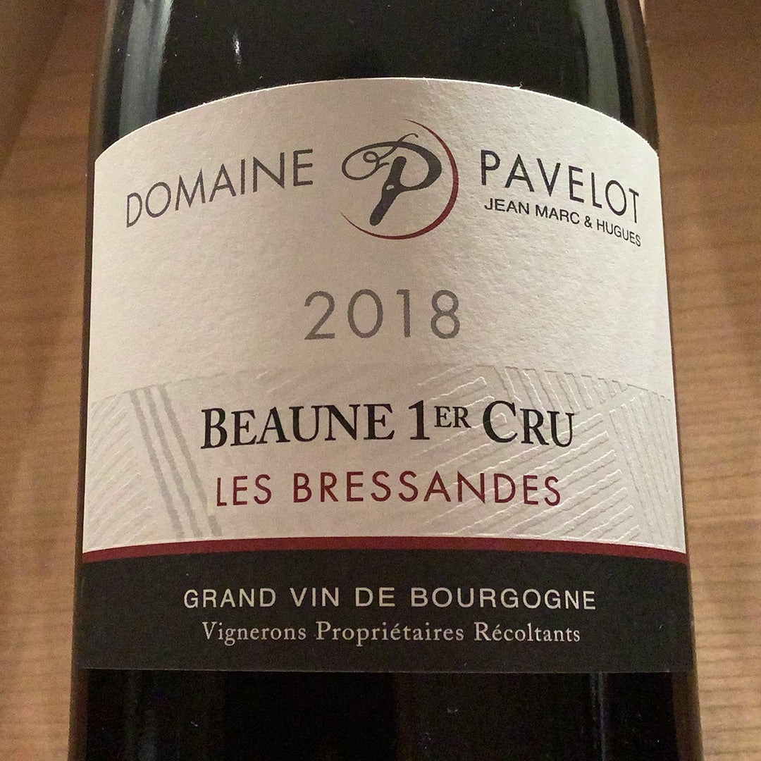 Domaine Pavelot Beaune 1er Cru Bressandes 2018