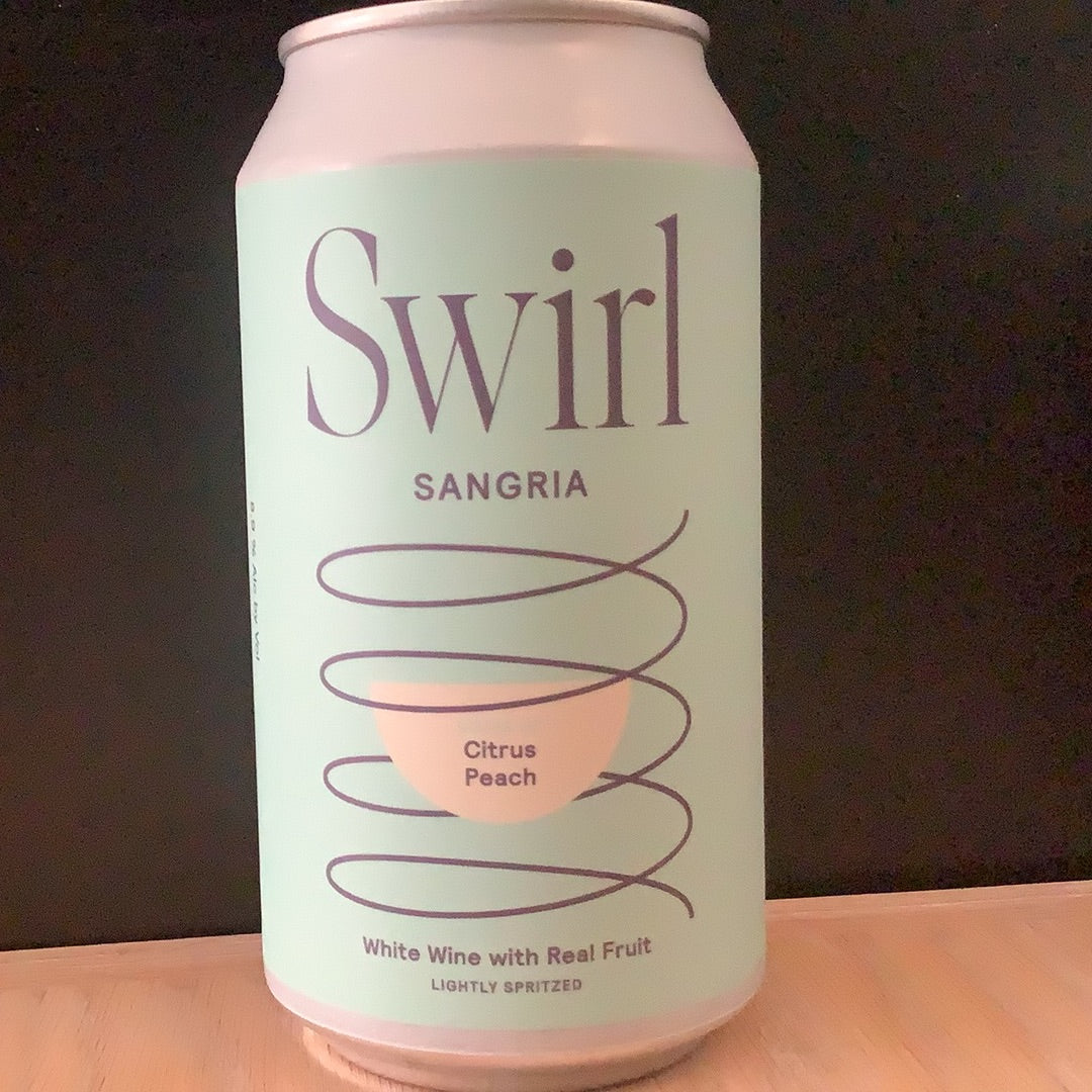 Swirl Citrus Peach Sangria Can