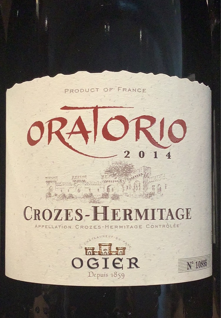 2014 Ogier Oratorio Crozes Hermitage