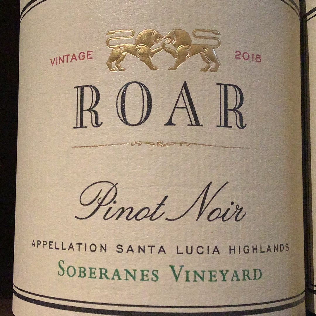 Roar Pinot Noir 'Soberanes' Vineyard' 2018