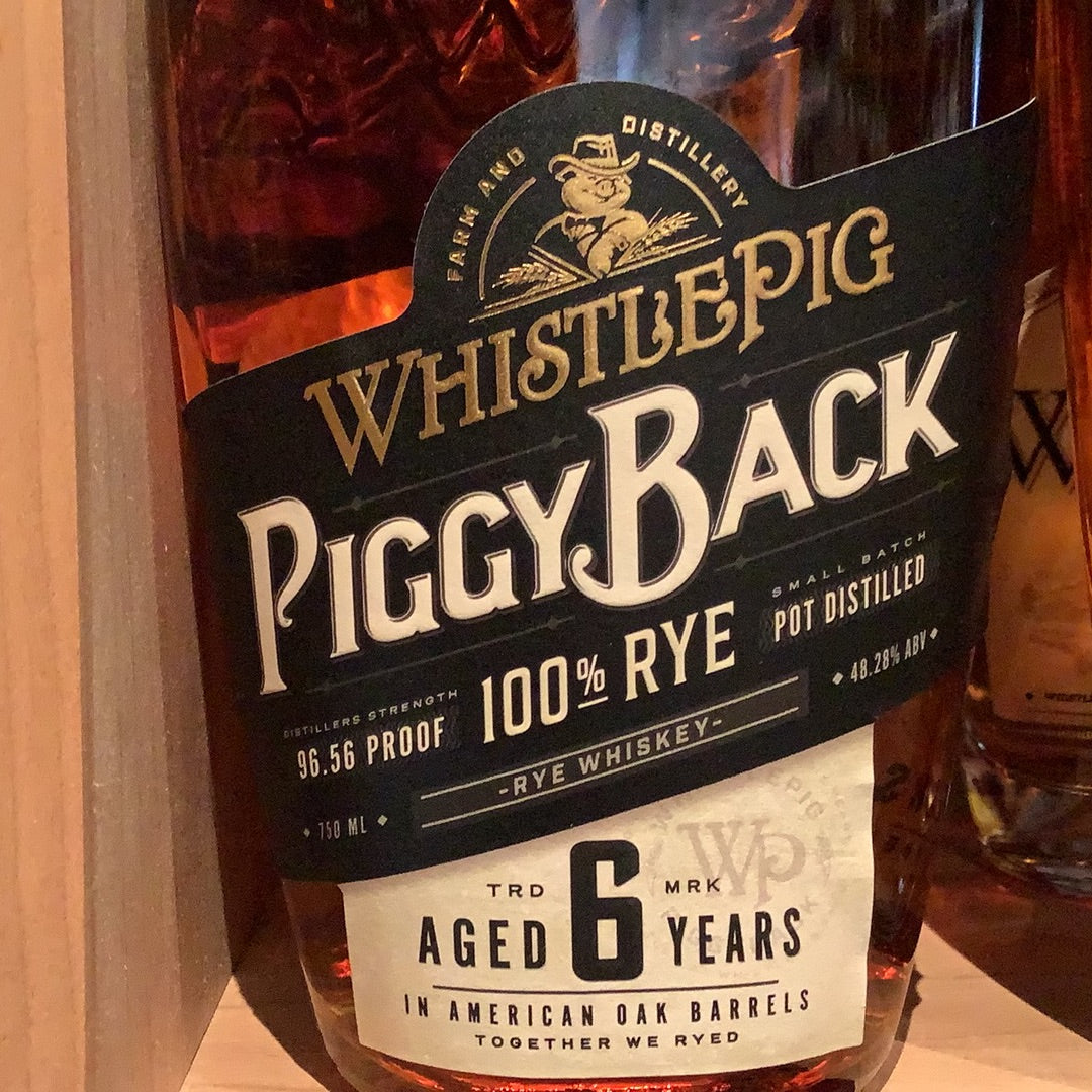 Whistlepig Piggyback Rye 6yr