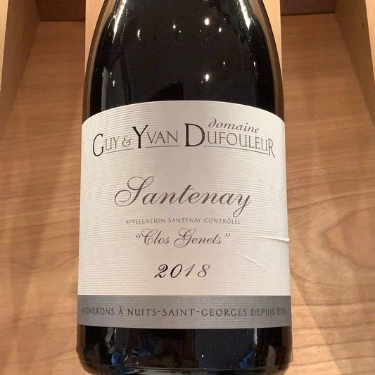 18 Domaine Dufouleur Santenay Clos Genets