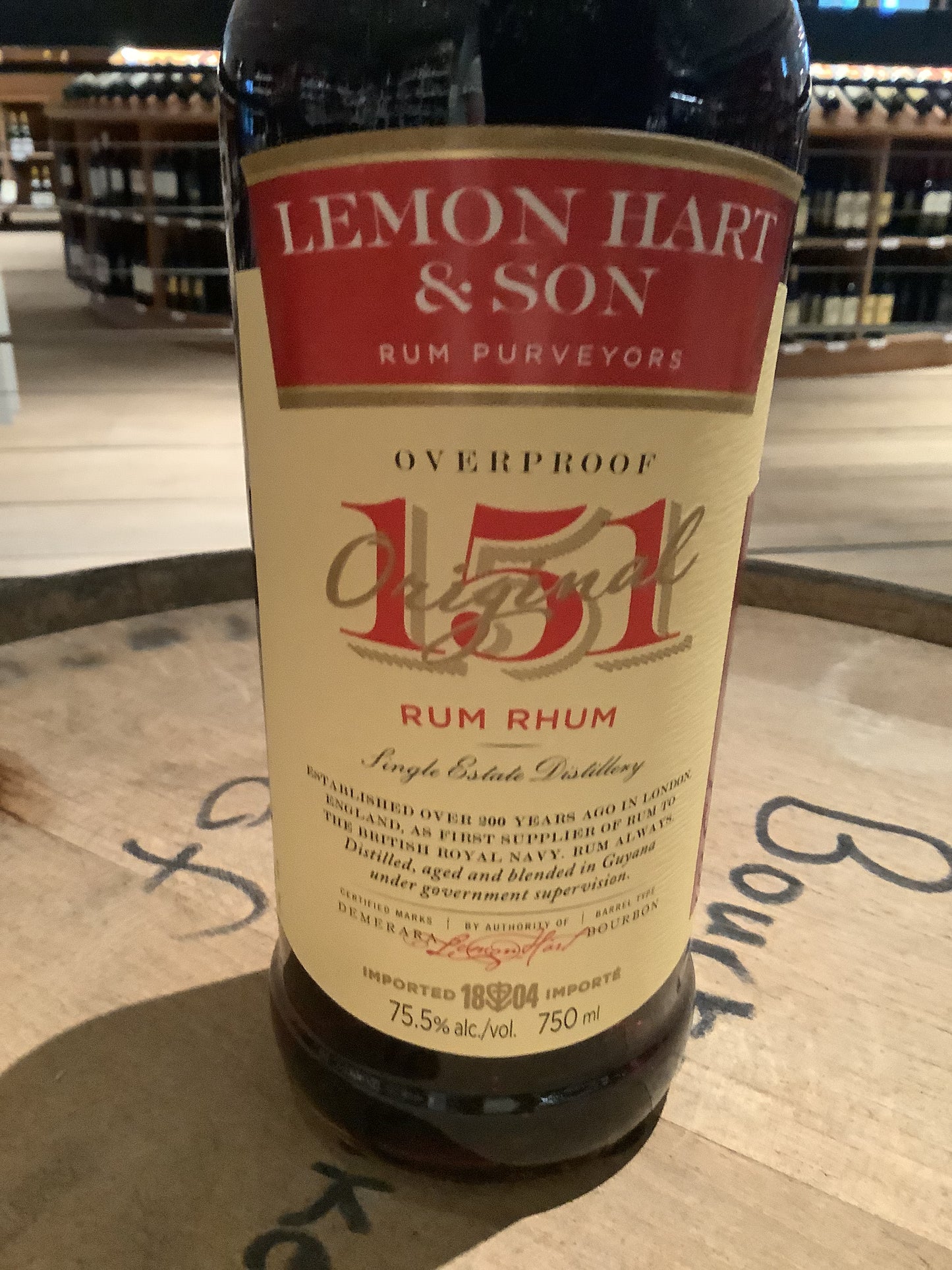 Lemon Hart 151 Rum