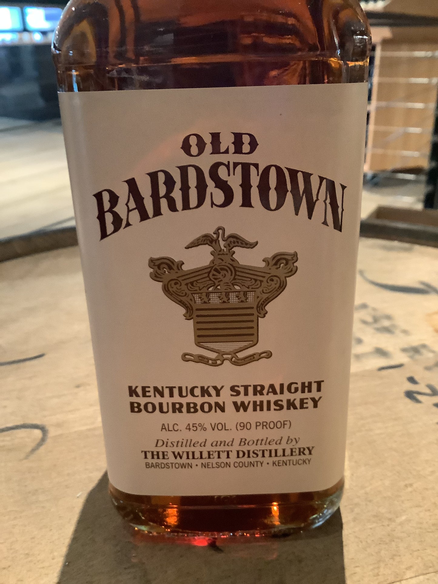 Old Bardstown Tan Label