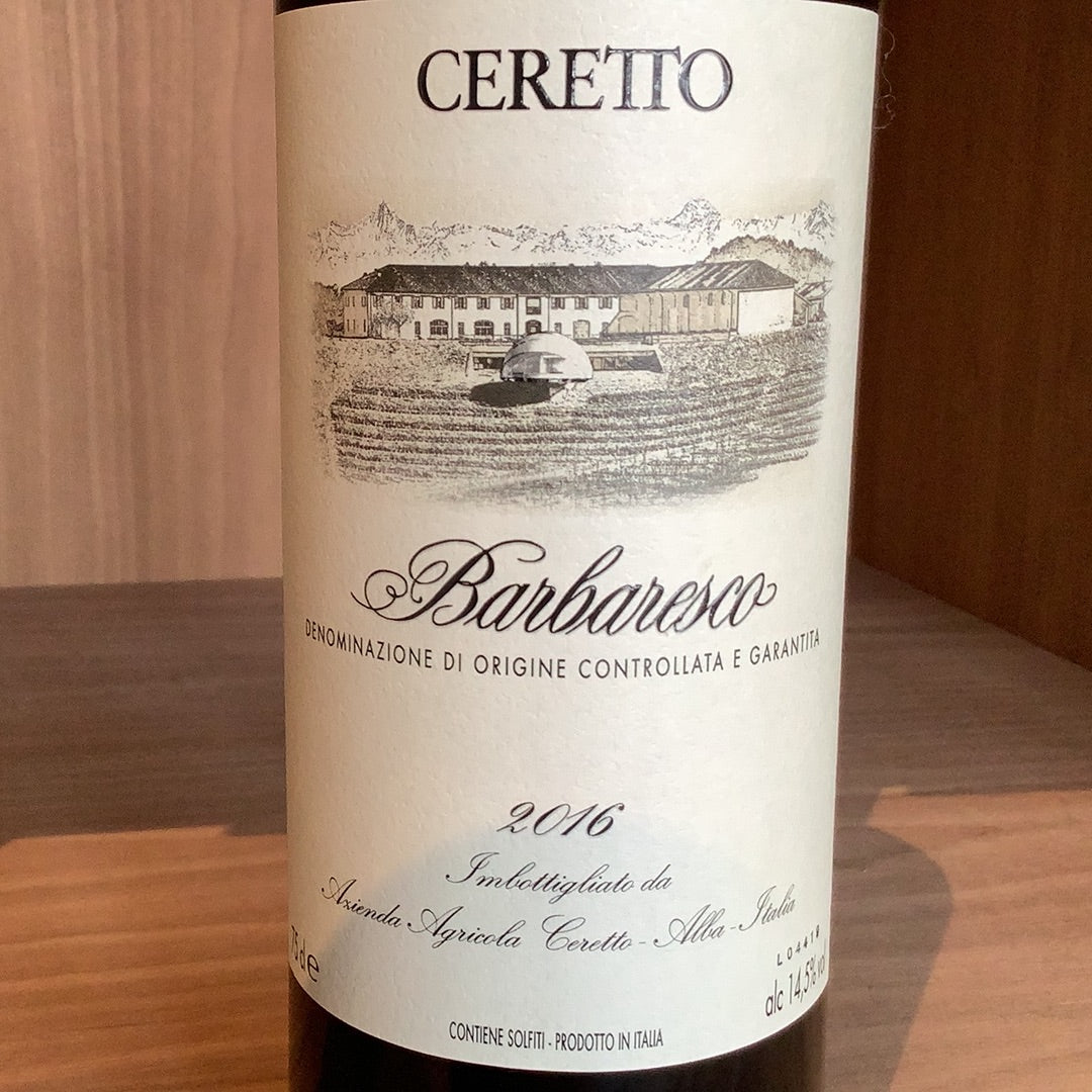 2016 Ceretto Barbaresco