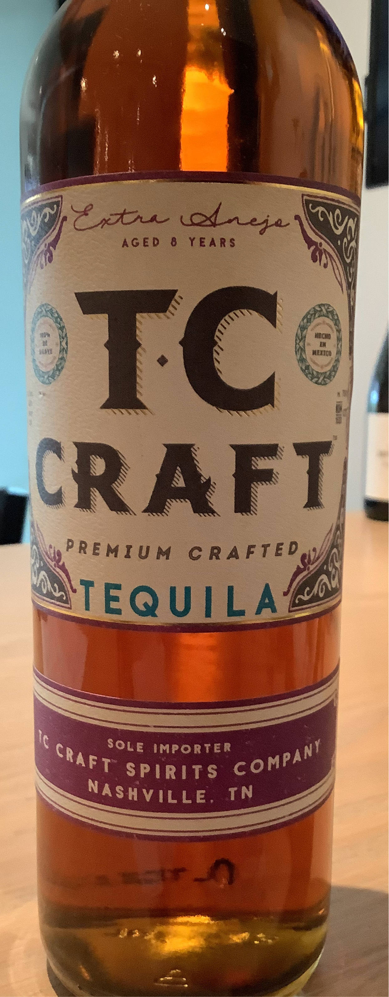 TC Craft Tequila 9yr Extra Anejo