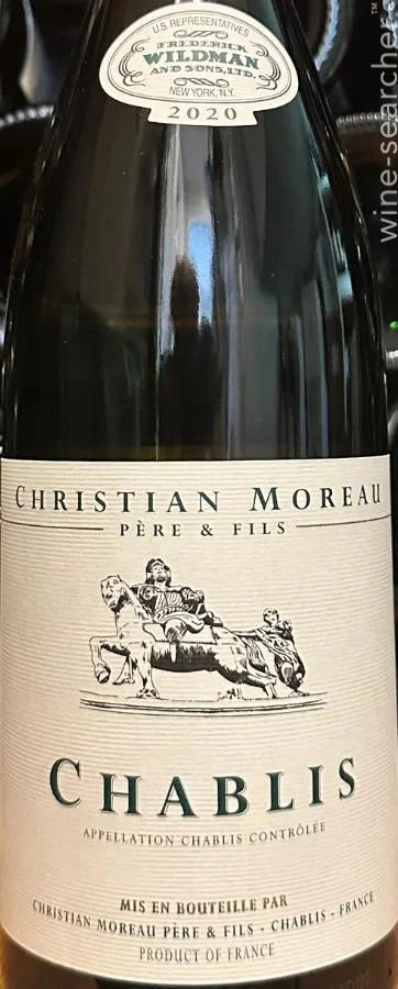 2020 Christian Moreau Chablis