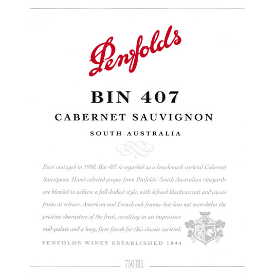 19 Penfolds Bin 407