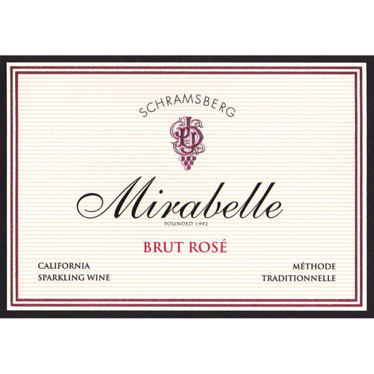 Schramsberg Mirabelle Rose 750ml